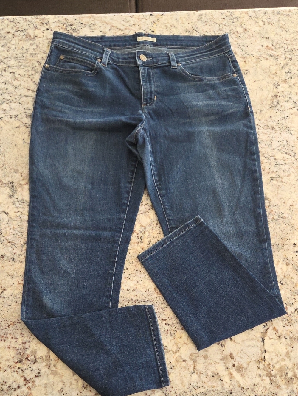 Eileen Fisher Indigo Straight-Leg Jeans